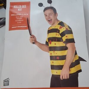 Men's Killer Bee Costume Kit - Black and Yellow by Suit Yourself